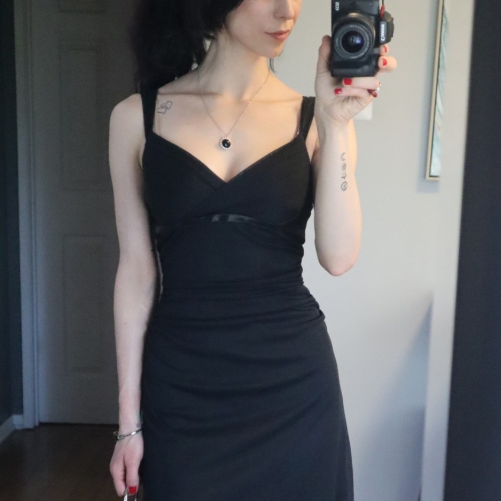 Black High-Low Formal Dress